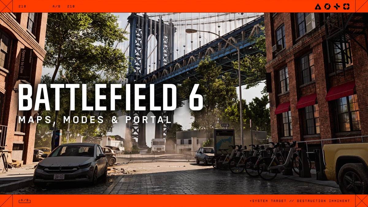 Gear up and deploy across 9 multiplayer maps in #Battlefield6 🌎 From the deserts of Egypt to Brooklyn's streets, engage in close-quarters chaos or grand-scale warfare.