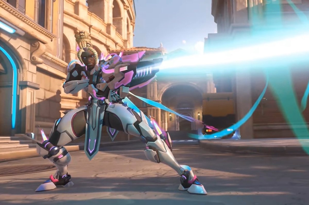Overwatch 2 New Mythic Skin Ultraviolet Sentinel Sojourn In-Game and Hero Gallery ✨🎮 #Overwatch2
