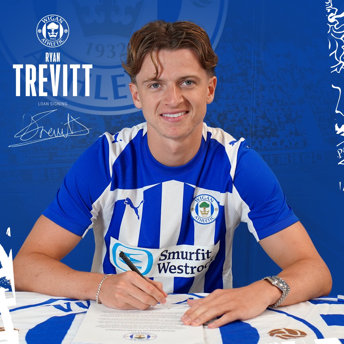 ๐ผ ๐ฃ๐๐ฌ ๐ข๐๐ฃ ๐๐ฃ ๐ฉ๐๐ ๐ข๐๐๐๐ก๐! ๐ช โ๏ธ We are delighted to confirm the signing of Ryan Trevitt on a season-long loan from Brentford! #wafc ๐ตโช๏ธ