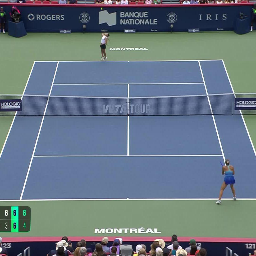 WHAT A MATCH 🤩 Marta Kostyuk triumphs in a three-set thriller against Kasatkina, winning 3-6, 6-3, 7-6(4)! #OBN25