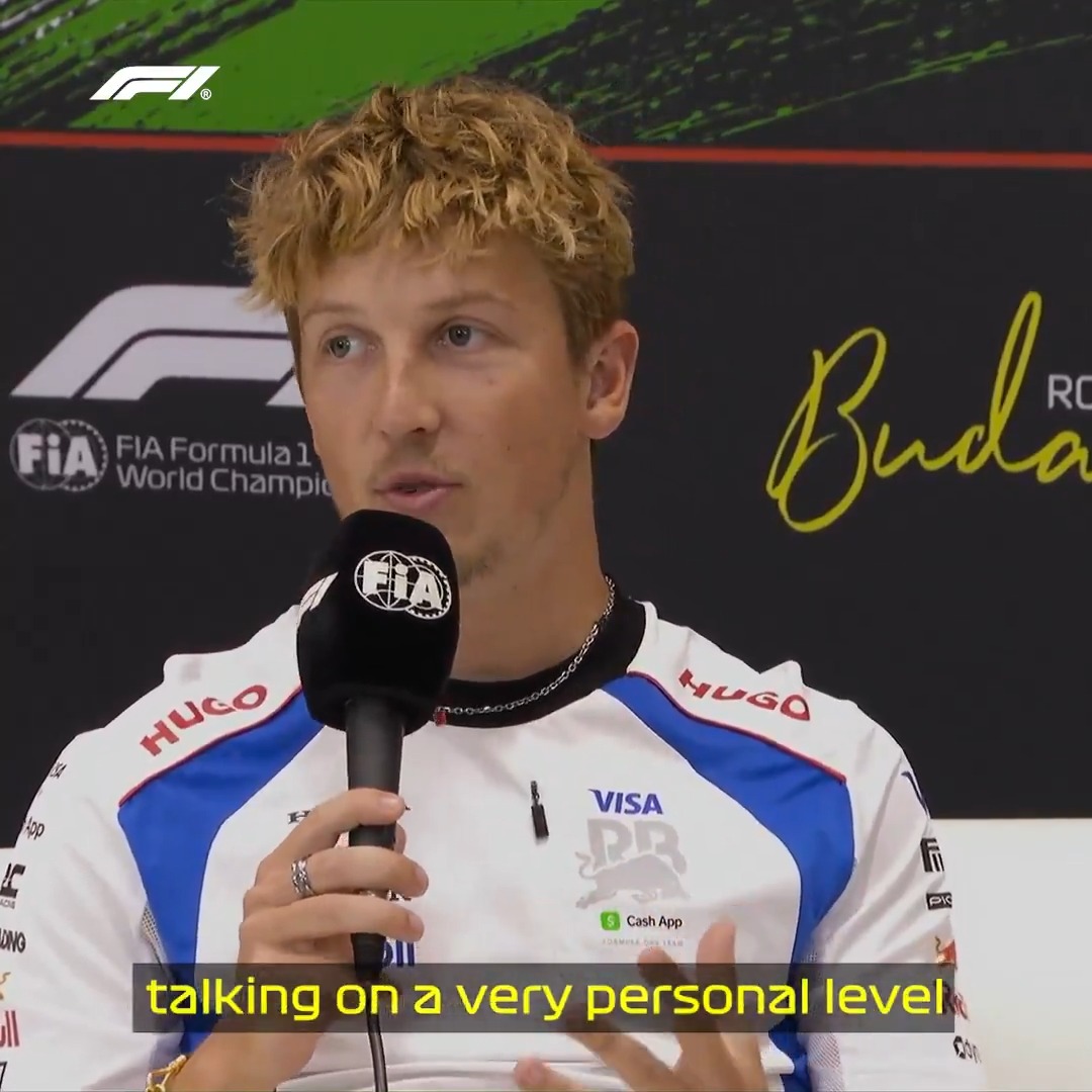 "He's probably one of my favourite guys in the paddock" High praise for new Red Bull boss, Laurent Mekies, from Charles Leclerc and Liam Lawson 🙌 #F1 #HungarianGP
