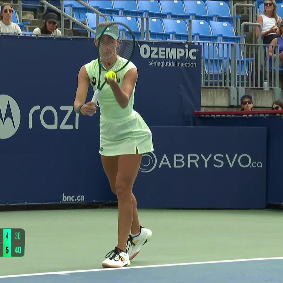 Through in 2 โ๏ธ McCartney Kessler defeats Andreeva 7-6(5), 6-4 to move into the Round of 16! #OBN25