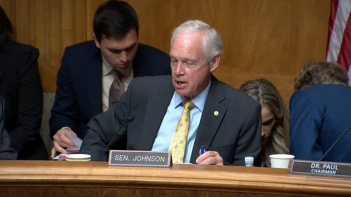 U.S. Sen. Ron Johnson (R-WI) opposes Sen. Josh Hawley's (R-MO) proposal to ban congressional stock trading, saying it's a perk of the job. "We make it very unattractive for people to step up to the plate, to run for office."