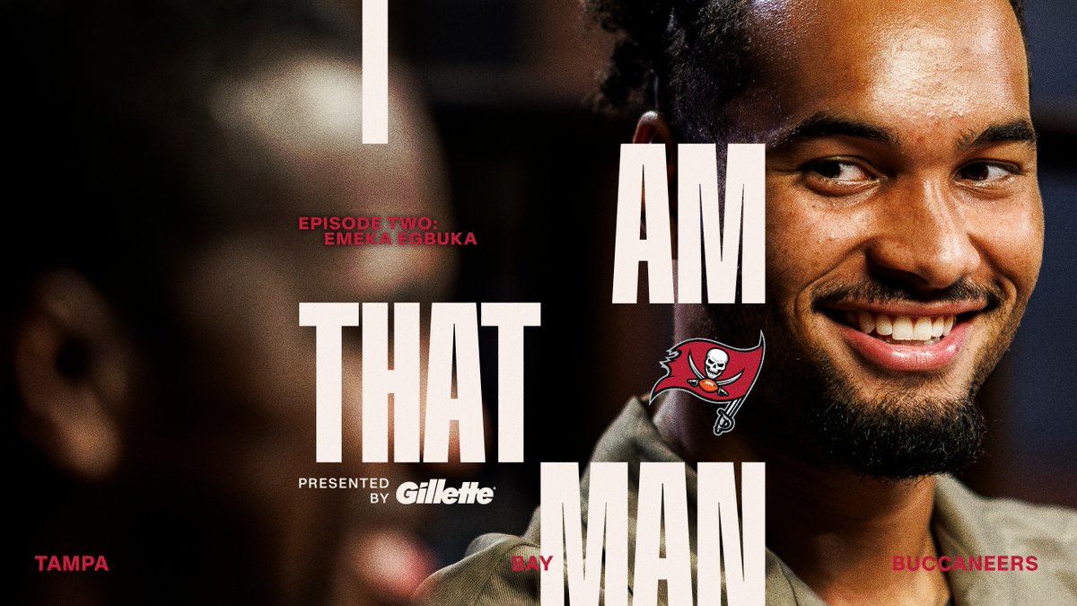 The culture is what creates great players in Tampa Bay. In I Am That Man, presented by Gillette, legends and rookies discuss the push for greatness, their 'Welcome to the NFL' moment and more. Episode Two with Emeka Egbuka out now.