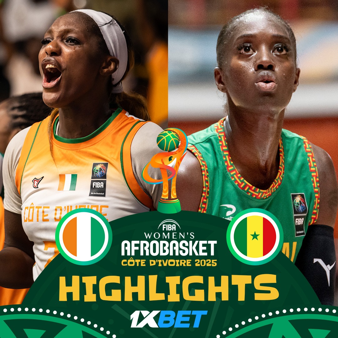 🔥 A clash that had everyone on their feet! Re-live the best moments between 🇨🇮 Cote d'Ivoire and 🇸🇳 Senegal! 🤯 FSBB 🇸🇳🏀 x #AfroBasketWomen #LeadWithLegacy