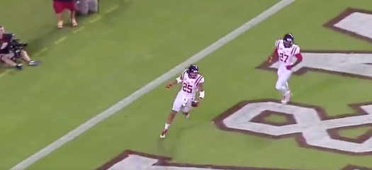 Video of the day: Cody Prewitt Pick 6. Ole Miss goes into College Station and dominates the Aggies