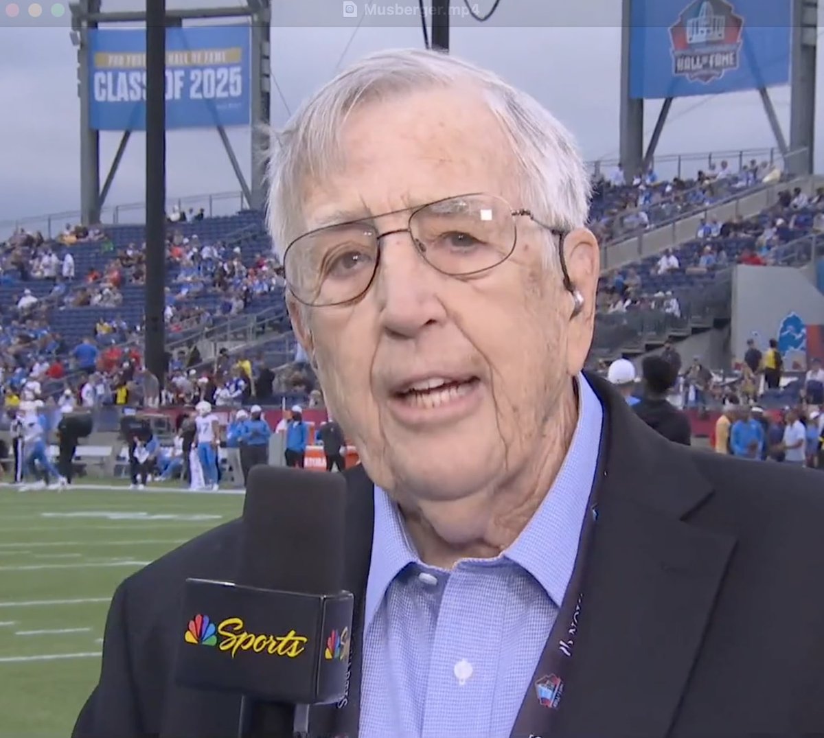 Legendary broadcaster Brent Musburger joined Maria Taylor to reflect on his career and give us one last toss to commercial. 😂 📺 NBC &amp; Peacock