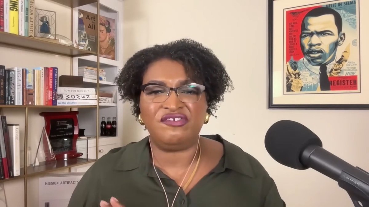Democrat Stacey Abrams smears ICE agents, saying they are "secret police" conducting “inhumane abductions and illegal deportations."