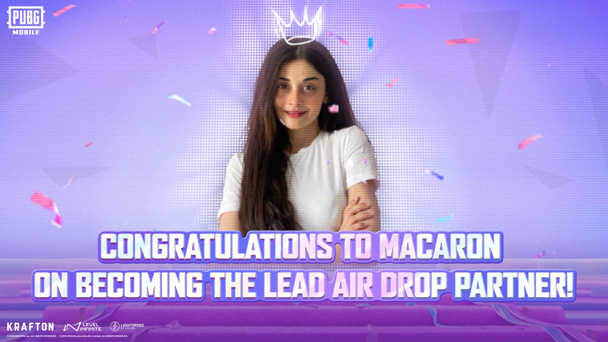 🚨 We’re keeping the fun going and extending the Air Drop Carnival through August! 🚨 📆 There are three more weekends to claim your Air Drop Vouchers and win big! ➡️ August 1-3 ➡️ August 8-10 ➡️ August 15-17 🎁 Official merch, smartphones, exclusive emotes, and permanent items are just some of the prizes you could walk away with. Unbox your surprise in the PUBG MOBILE Air Drop Carnival today! 🔥 Special congratulations to Turkey’s superstar Macaron, our 2025 Lead Air Drop Partner! 📲 #PUBGMOBILE #AirdropCarnival2025 #PUBGM390