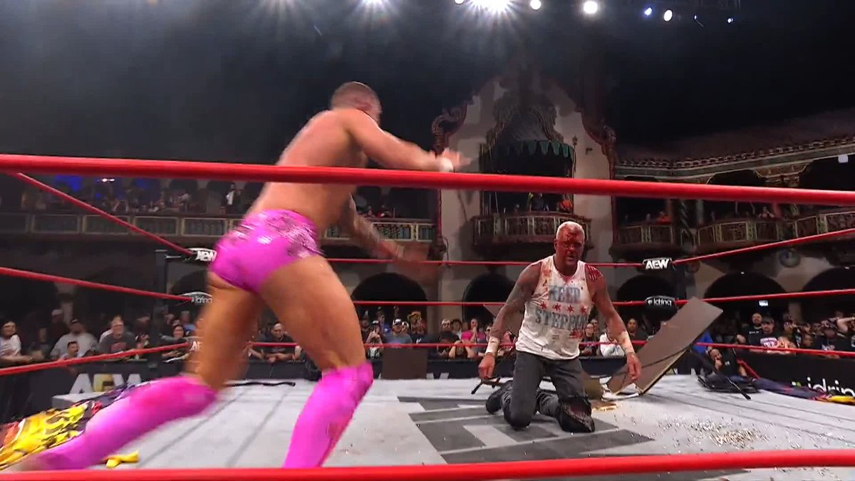 Kyle Fletcher has defeated Dustin Rhodes after literally stabbing him in the Knee with Screwdriver in a OUTSTANDING Chicago Street Fight to become the NEWWWWWW TNT Champion!!! PROTOTNT IS A REALITY.