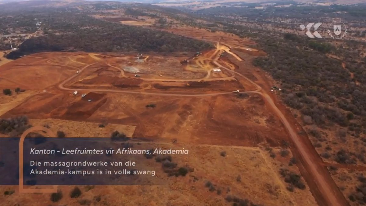 Goeie nuus om 07:00 Ek gaan vir die volgende 30 dae elke dag om 7:00 goeie nuus deel. Vandag skop ons af. Kyk gerus hoe die stof so staan. Jy’s getuie van die grootste Afrikaanse bouprojek van ons tyd. Kanton het die kontrakteurs vir die massagrondwerk vir die bou van die Akademia-kampus aangekondig. Die geelmasjiene het die grond getref. Dis ʼn reuseprojek, wat as dit voltooi is ongeveer R3,2 miljard gaan kos. Dis ʼn daad van selfvertroue. Ons bly net hier! Kyk gerus hoe die grond gereed gemaak word vir die groot bou. Dankie, Solidariteit-lede. Julle help bou!