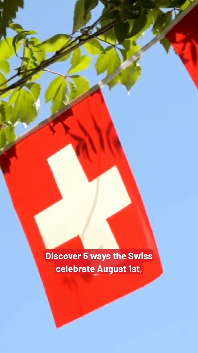 🇨🇭 Wishing everyone a happy Swiss National Day! ✨ Enjoying a farm brunch, grilling a cervelat over the fire, or baking a Zopf - these are just some of the traditions that make Swiss National Day so special. 🥖 📹 Hit play to discover them!