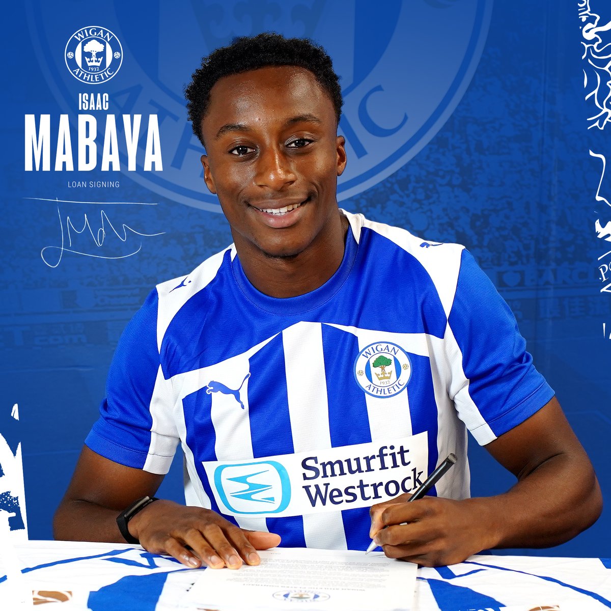 𝗠𝗮𝗯𝗮𝘆𝗮’𝘀 𝗼𝘂𝗿 𝗺𝗮𝗻! 🛡️ 🔥 🤝 Isaac joins us on a season-long loan from Premier League Champions Liverpool! #wafc 🔵⚪️