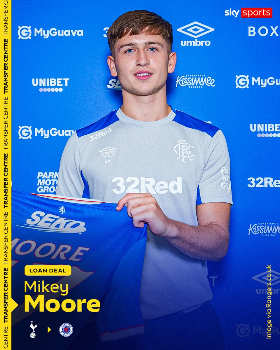 BREAKING: Rangers sign Mikey Moore from Tottenham Hotspur on a season-long loan 🔵
