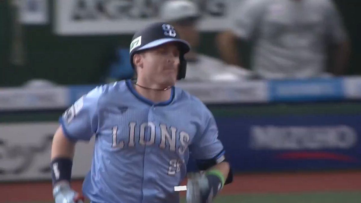 #ネビン 選手がホームランを放つ！ 初回に2点を先取し、チームを勢いづけます！ #seibulions #ALLONE #圧倒的至近距離 #ライオンズサマーブルー