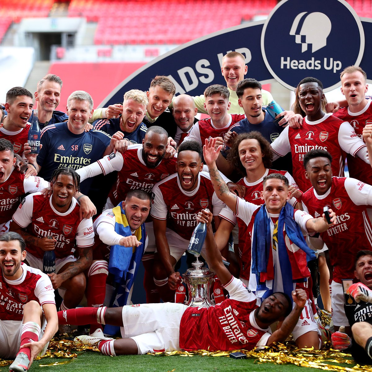 ⏪ On this day in 2020... We lifted our 14th FA Cup after beating Chelsea at Wembley 🏆