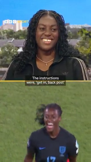 "I should have been in at the back post!" 😆 Thank goodness Michelle Agyemang didn't listen to orders! 🙌 #WEuro2025 BBC Breakfast
