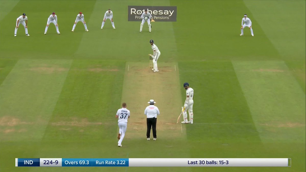 What a morning for England! 🏴󠁧󠁢󠁥󠁮󠁧󠁿 Gus Atkinson gets his 5-wicket haul as the hosts bowl India out for 224!