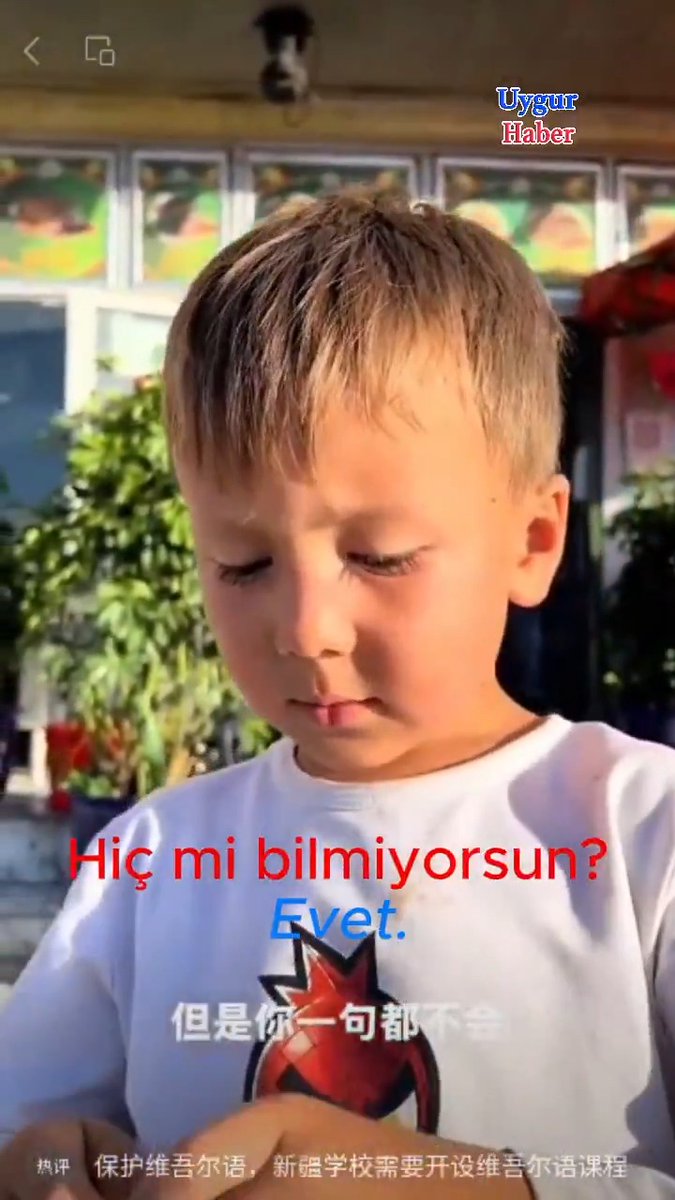 Doğu Türkistan’da bir Türk çocuğu, artık ana dili Uygurcayı öğrenemiyor. Çin’in yerleşimci sömürge düzeni; Dilimizi siliyor, kimliğimizi yok ediyor, Yerleşik Türk medeniyetinin soyu kurutuluyor! #DoğuTürkistan #TürkSoykırımı