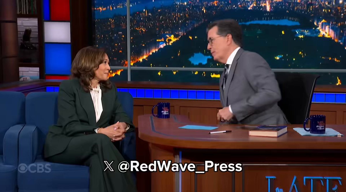 Stephen Colbert: “As someone who is very qualified for the presidency… a very hopeful and dynamic presidential candidate for the 107 days you had to run. To hear you say that it’s broken. To hear you say that our systems aren’t strong is harrowing.” Kamala Harris: “Well, it’s also evident, isn’t it?... It doesn’t mean we give up. That’s not my point… I’m always going to be a part of the fight that’s never going to change… And I believe right now that it is important to do what I can do, from the positions that I’ve held and what I have seen about the world and our country, to get out there and remind everyone who needs reminding right now of their power.” “It is our government. It is our country, and it is important, I think, that in this moment where people have become so deflated and despondent and afraid, that those of us who have the ability, which I do right now, not being in an office where I’m campaigning for that office, to be out there and to talk with folks and remind them of their power and their importance in making a difference.” “I just want to put a fine point on this. You can never let anybody take your power from you. You can never let anybody take your power from you. And that’s what I think, for me, that’s what I like to remind folks of.”