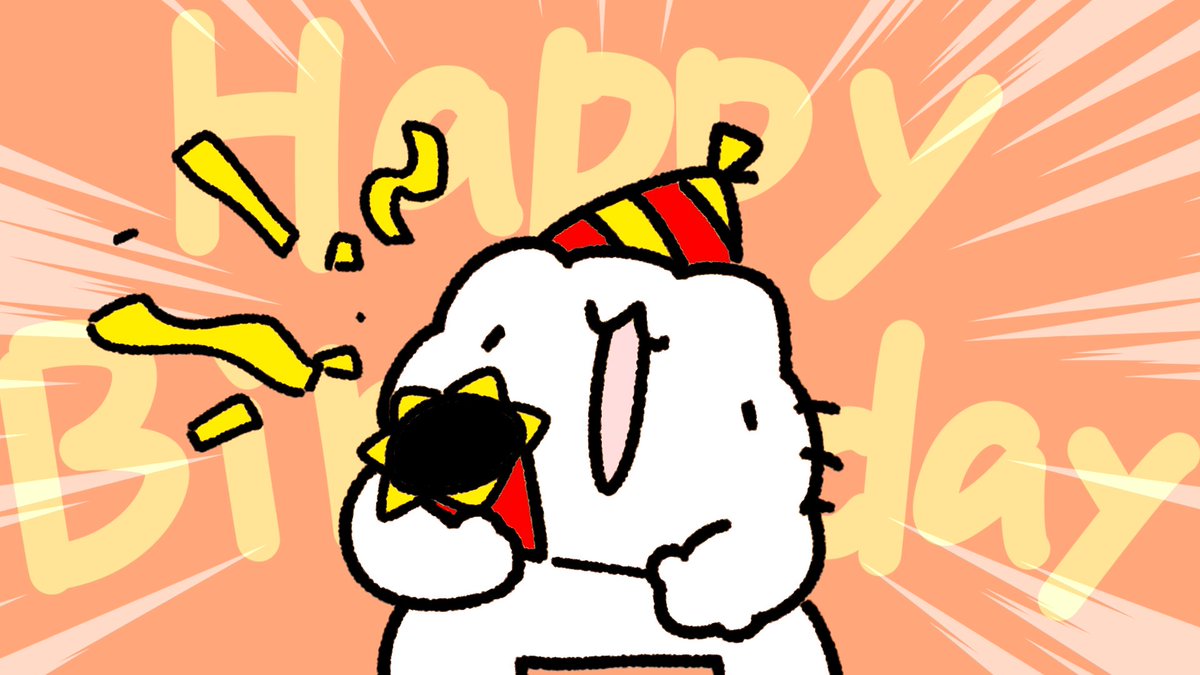 誕生日なのでお祝い動画を作りました