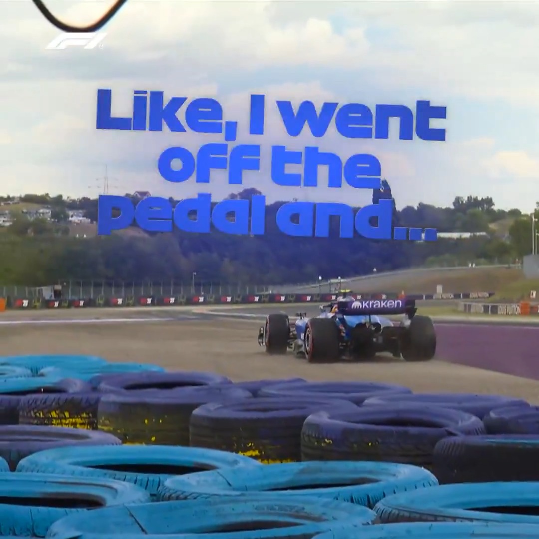 Sainz locks up at Turn 1 during first practice Catch all the key FP1 action at the Hungaroring 🇭🇺 #F1 #HungarianGP | Tap 👇 to watch highlights