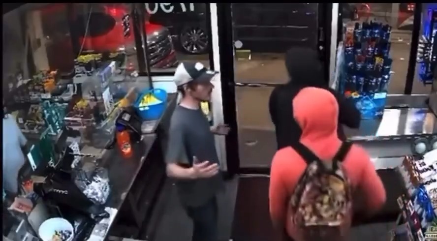 The term is "concealed carry" - concealed being key. Otherwise, especially if you live in a democrat run city, you're risking ending up like this guy... 🤨 #CityLife #concealedcarry #fail #FAFO #learning #lesson #urban #GasStation #crime #robbery #democrats