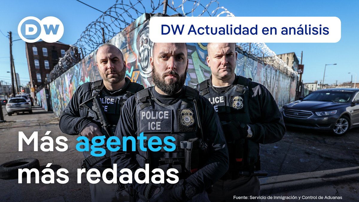Estados Unidos lanza una campaña masiva para reclutar agentes que capturen migrantes ilegales El Servicio de Inmigración y Control de Aduanas, ICE, busca contratar a unos 10.000 nuevos empleados y aumentar su capacidad de detención para que la agencia logre su meta de un millón de deportaciones anuales. Se trata de una campaña masiva de reclutamiento financiada por la nueva "ley grande y hermosa". /ngd