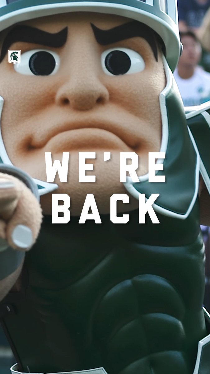 Tell a friend to tell a friend... the Spartans are back this month 🤭
