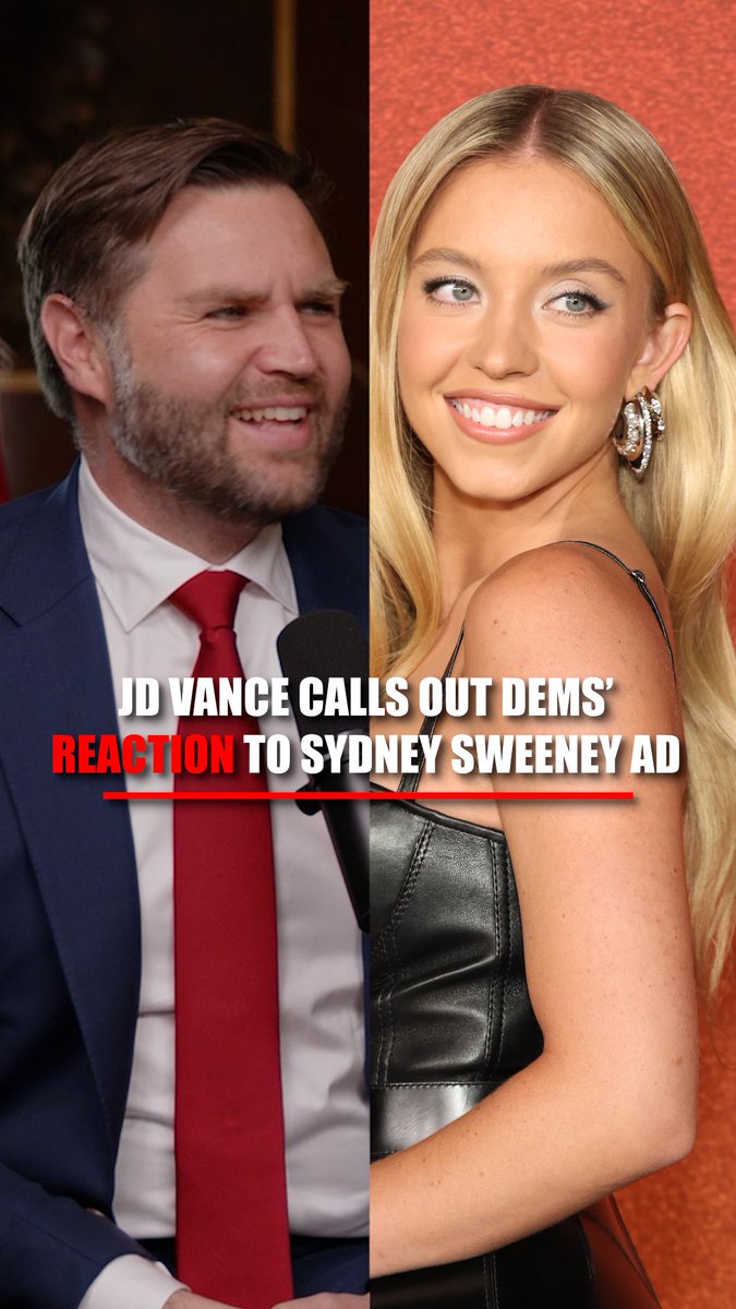 "They have managed to so unhinge themselves over this thing." Vice President JD Vance rips the left’s overreaction to Sydney Sweeney’s American Eagle ad on Ruthless Podcast