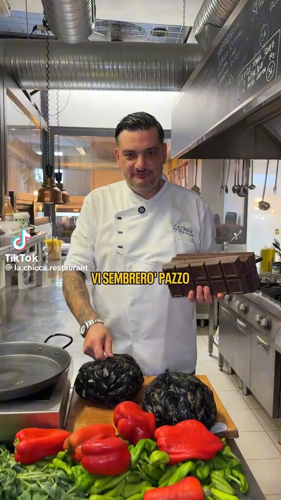 Stasera tiramisù con le vongole.
