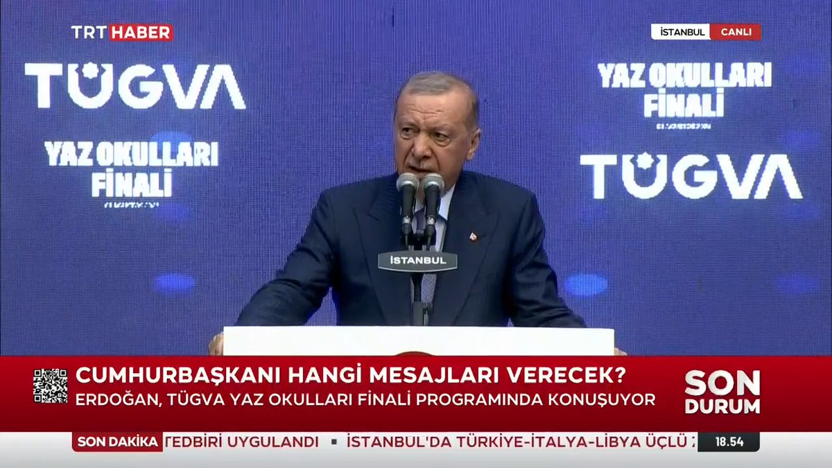 “Gençlerimizi marjinallerin insafına terk etmeyeceğiz” Cumhurbaşkanı Erdoğan: Polise asit atan, esnafın malını yağmalayan değil; vatana, ümmete, millete sevdalı gençlerin yetişmesini istemiyorlar.