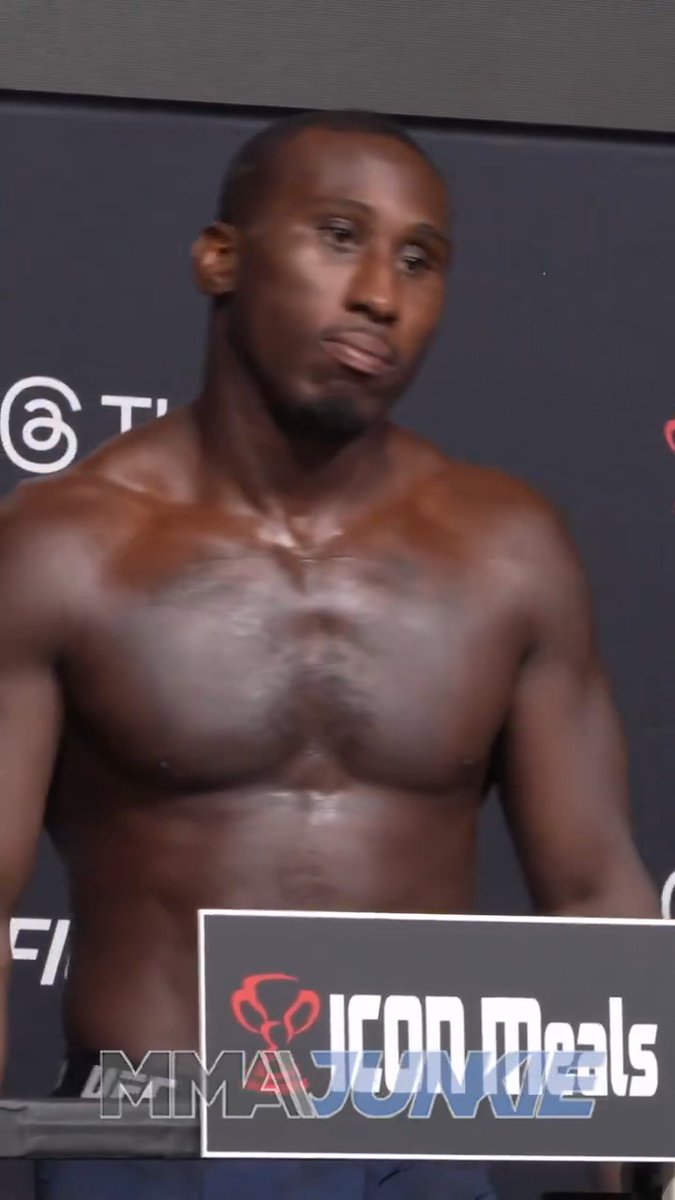Tresean Gore missed weight by 3.5 pounds for #UFCVegas108 then says "I gave it my all, y'all."