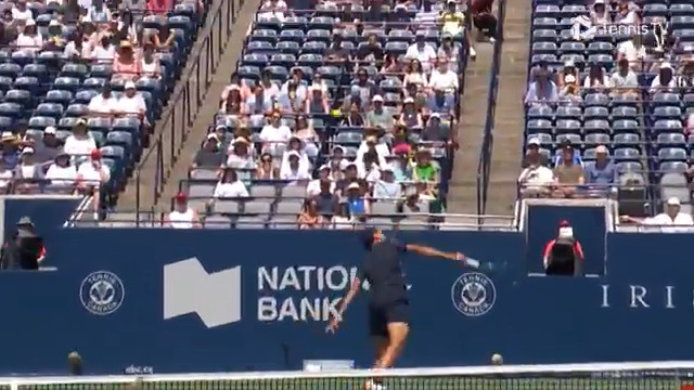 Feather like touch 🪶 Outstanding from Lorenzo Sonego! National Bank Open | #NBO25