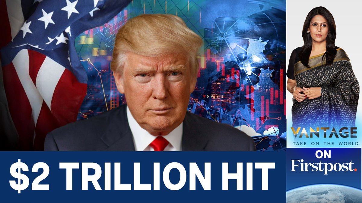 #VantageOnFirstpost: A Bloomberg report is predicting a $2 trillion hit to the global economy by 2027, over Trump's tariff war. How will the tariffs affect growth, inflation and stock markets? Which companies and sectors are likely to be worst-affected? @Palkisu tells you.