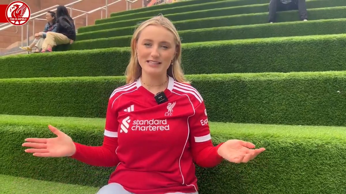 🔴 Abigail Rudkin took to the streets of Liverpool to find out what the public thought of Liverpool's new Adidas home and away shirts. Two lucky young fans also received free shirts courtesy of Liverpool FC Retail! 🎁