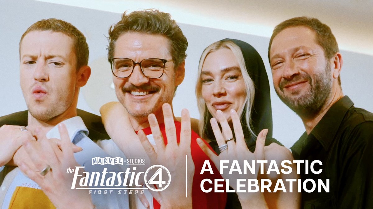 Celebrating the Fantastic Four around the globe! 💙 Experience The Fantastic Four: First Steps in theaters now. Get tickets: