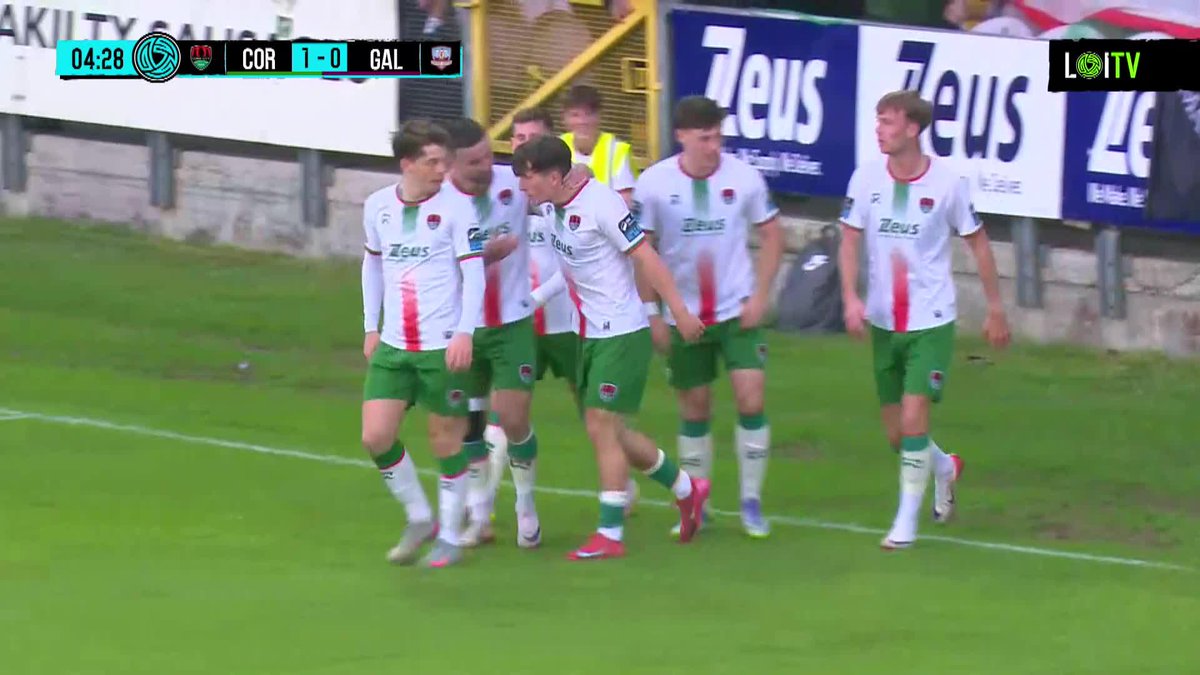 Josh Fitzpatrick fires Cork City in front from 25 yards out!🚀