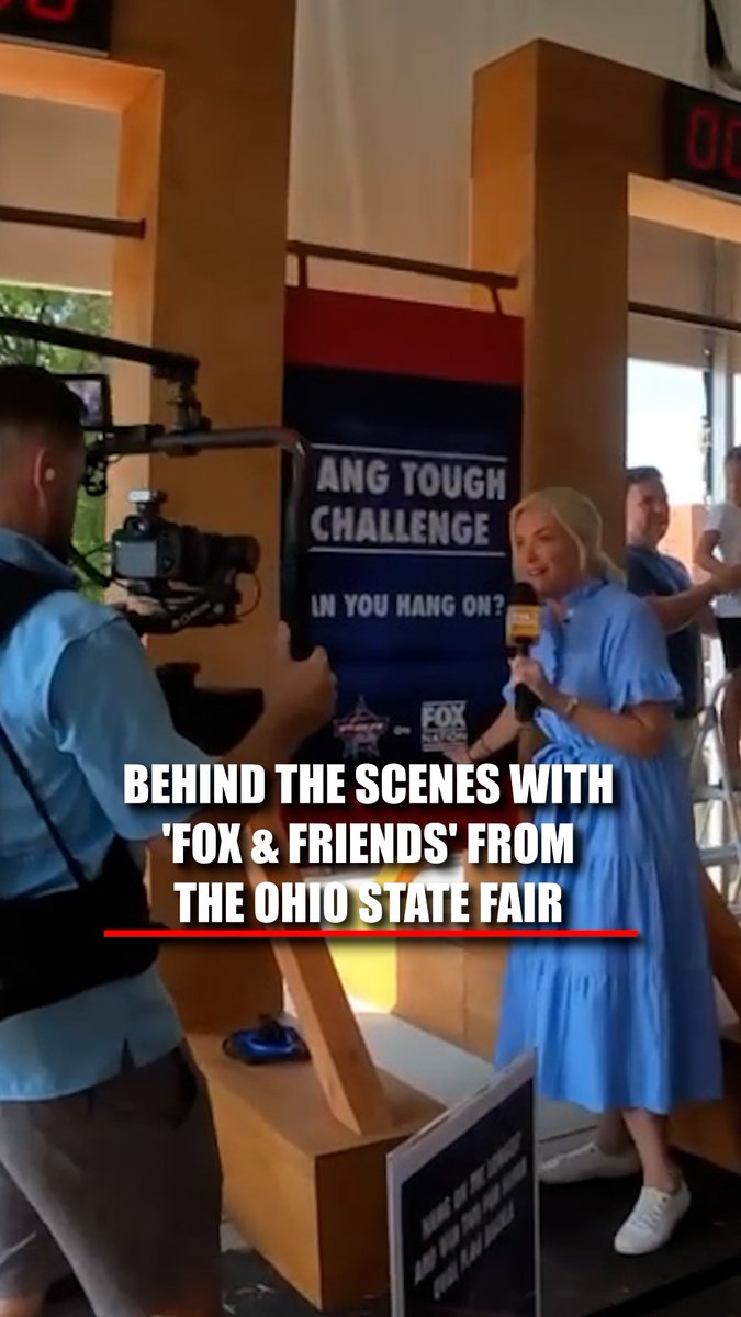 Telling your story is the most important story. Here's a behind-the-scenes look at Janice Dean on Fox &amp; Friends showing viewers our For All America Fox News activation at the Ohio State Fair.