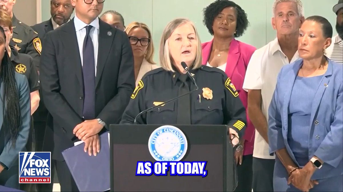 JUST IN: Cincinnati Police Chief Teresa Theetge confirms 6 suspects have been identified in the recent downtown attack.