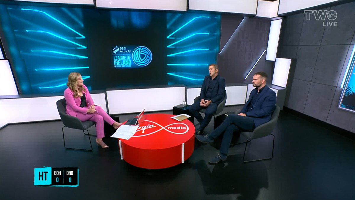 "Pat Spillane had a very famous saying about 'puke football', we won't get into that too much, but it's this stuff, it's putting Bohs under pressure!" Vinny Perth on Drogheda's direct style.