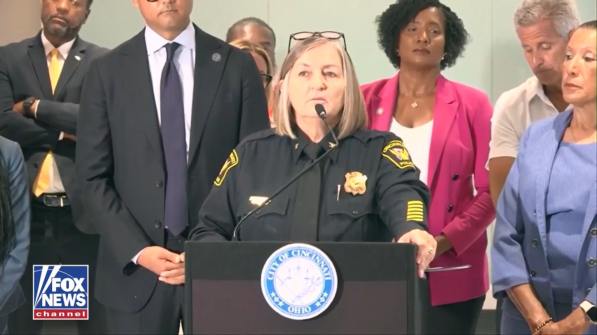 BREAKING: Cincinnati Police Chief Teresa Theetge announces she will release “additional footage” of the recent downtown attack that includes “body worn camera that tells a little bit more of the story.”