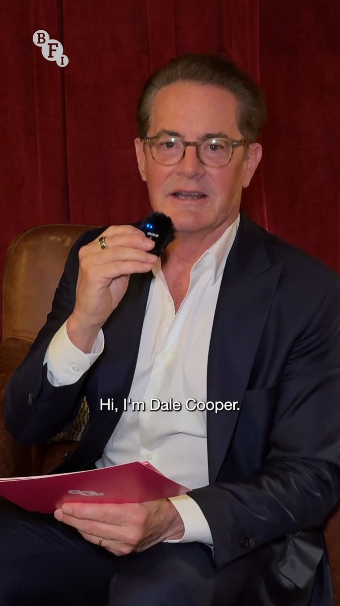 How we screened Twin Peaks pilot episode on 35mm, narrated by none other than Kyle MacLachlan ☕️ Let Kyle talk you through how we brought the 1990 pilot of #TwinPeaks all the way from the BFI National Archive to the big screen, as part of Film on Film Festival. Our January 2026 David Lynch season can’t come soon enough 👀