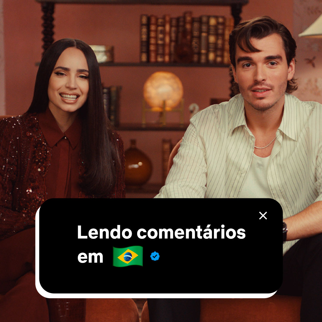 SOFIA CARSON E COREY MYLCHREEST FALANDO EM PORTUGUÊS. Já podem passar um ano no Brasil! 😍 Meu novo filme Meu Ano em Oxford já está disponível. 🇬🇧