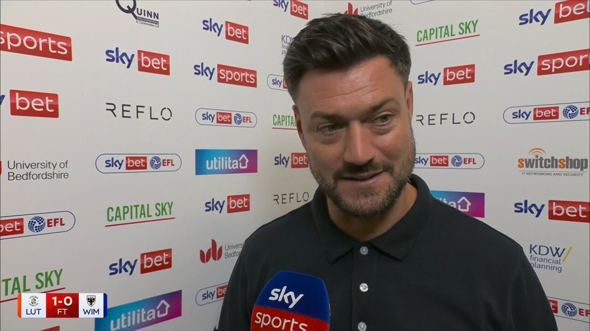 "To lose a game in that manner was cruel." "It's a horrible way to lose." Johnnie Jackson says AFC Wimbledon’s own goal was a ‘hard one to take.’ 😮