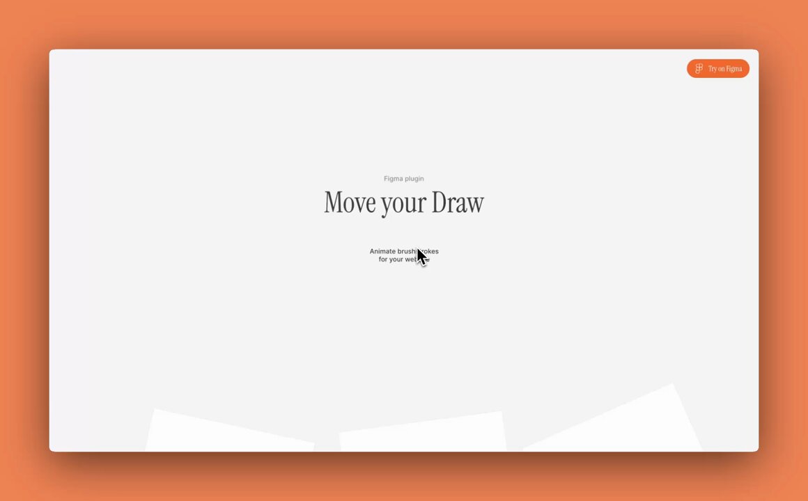 Made a lil plugin to animate brushstrokes from Figma Draw on Figma Site! Here's a demo website to show some examples -