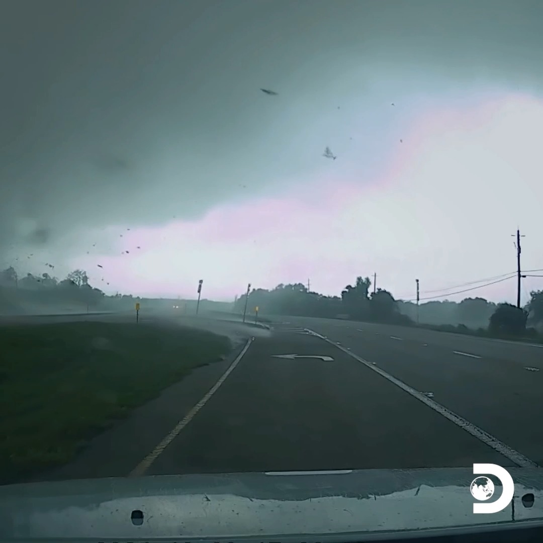 A storm chaser dodges death when his car is trapped in the middle of a violent tornado 🌪️ #InTheEyeOfTheStorm is all-new Sunday at 10p.