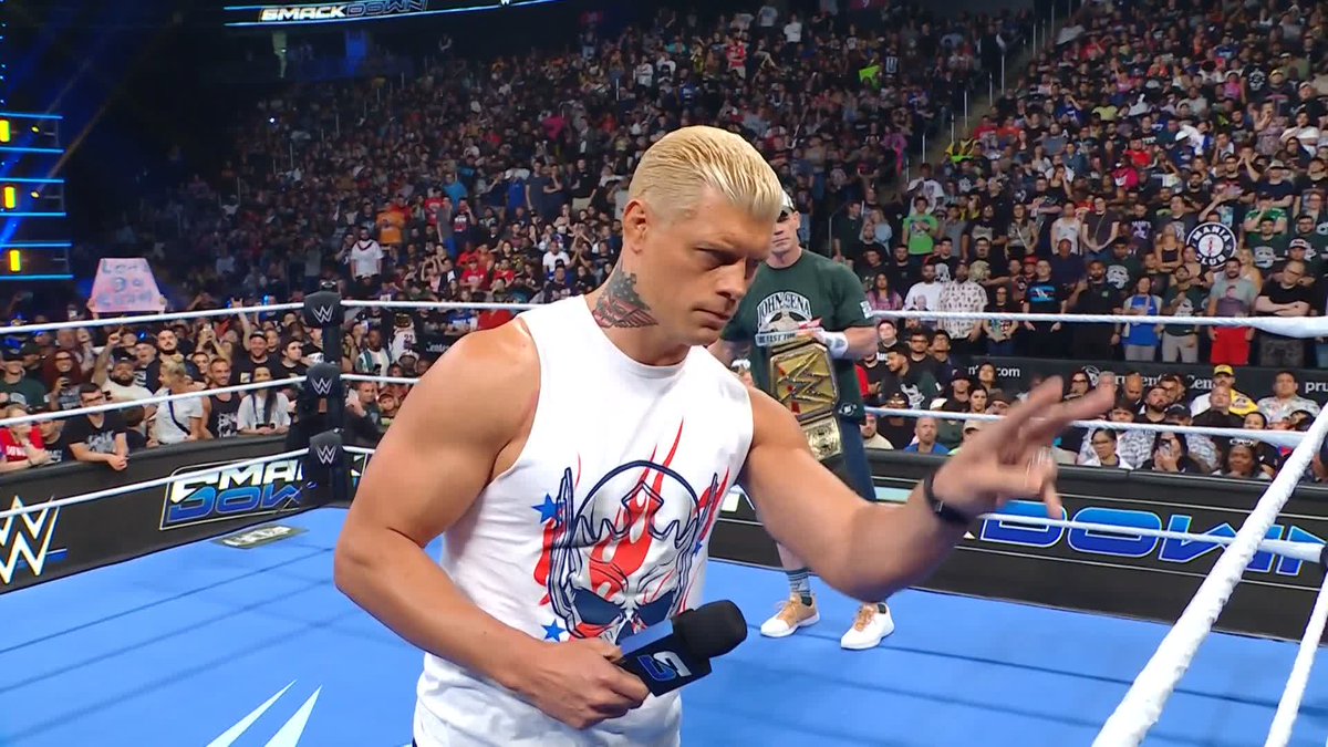 "Welcome back, John Cena." That's how you welcome back THE GOAT! 🐐