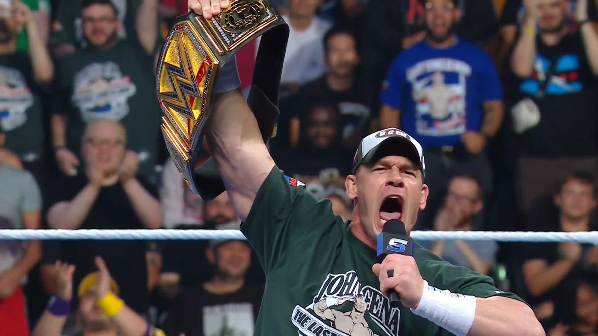 Finalmente John Cena hizo las pases con el Universo de #WWE 🥹 #SmackDown