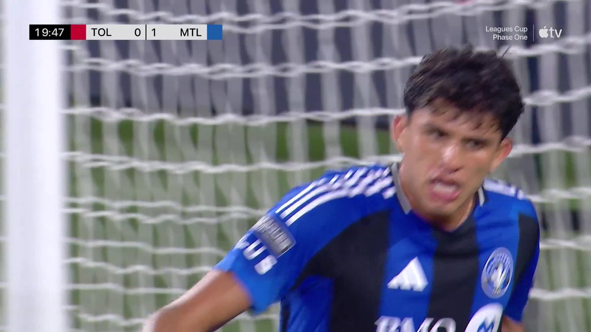 Efrain Morales with the header and @CFMontreal takes the lead on Toluca 👊 #LeaguesCup2025 | 📺 #MLSSeasonPass: